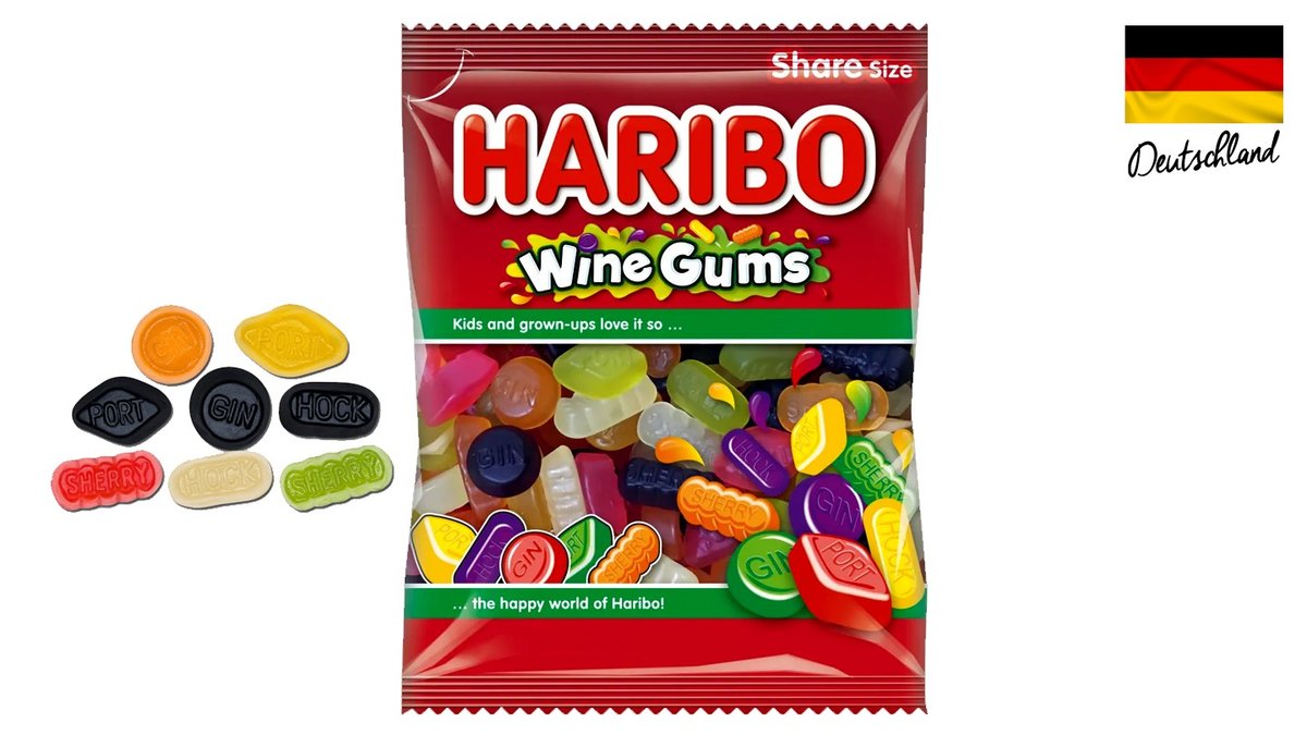גומי יין הריבו - HARIBO WINE GUMS
