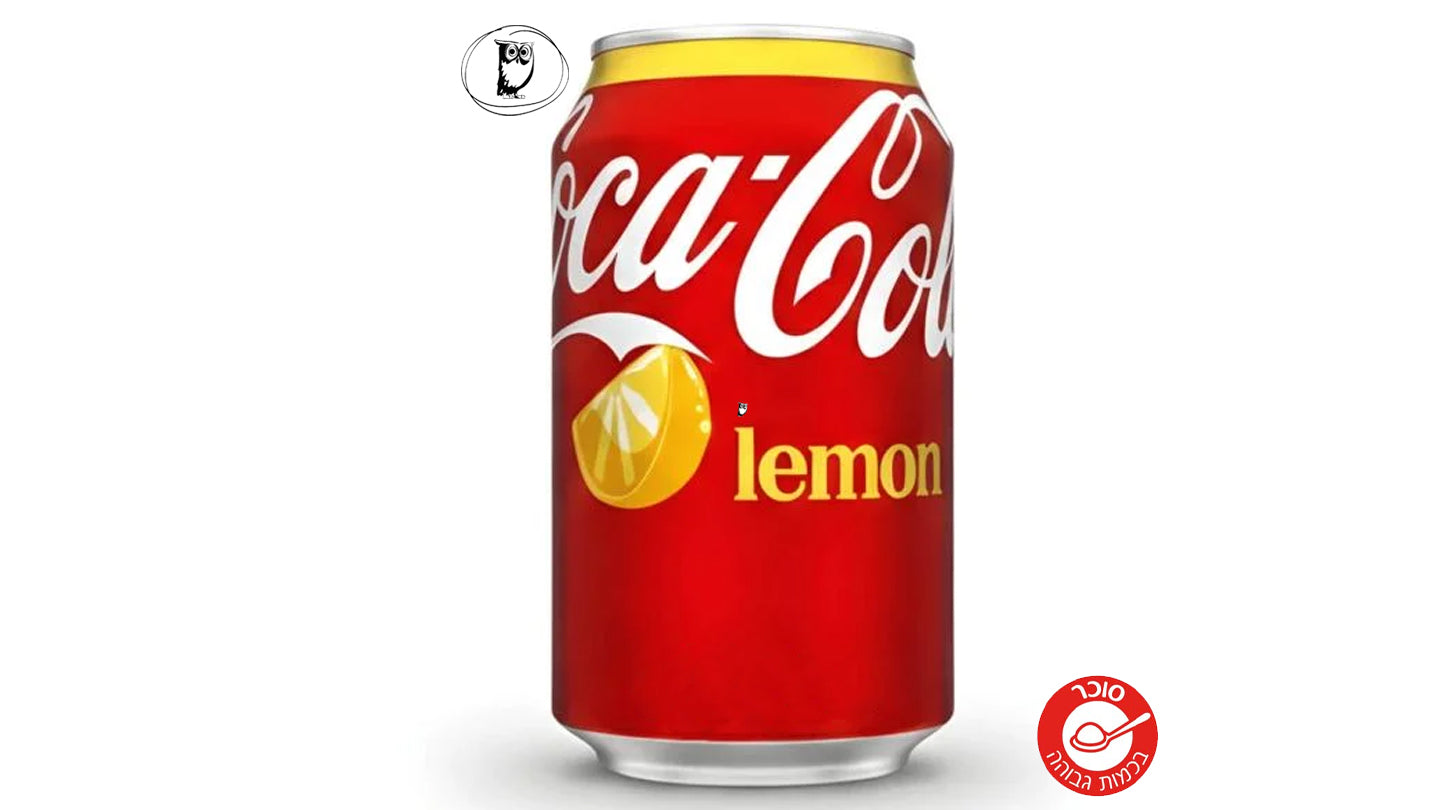 פחית קוקה קולה לימון- Coca-Cola Lemon