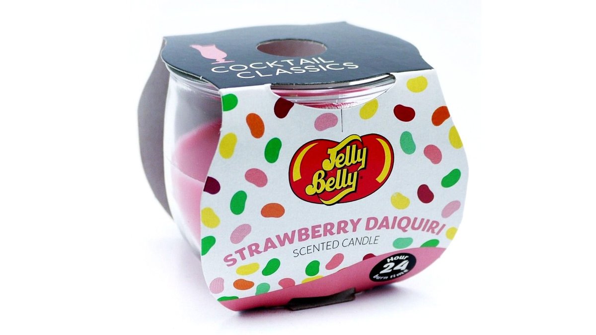 Strawberry Daiquiri scented candle - JELLY BELLY STRAWBERRY DAIQUIRI
