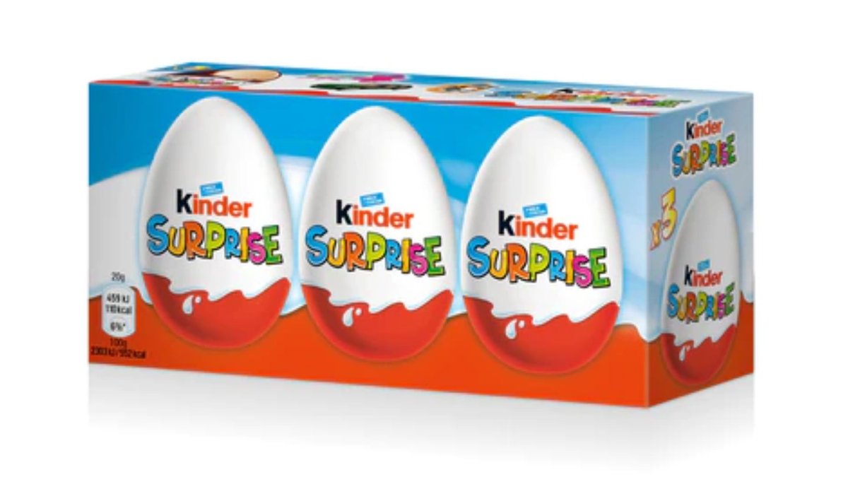 קינדר מארז שלישיית ביצי הפתעה - KINDER