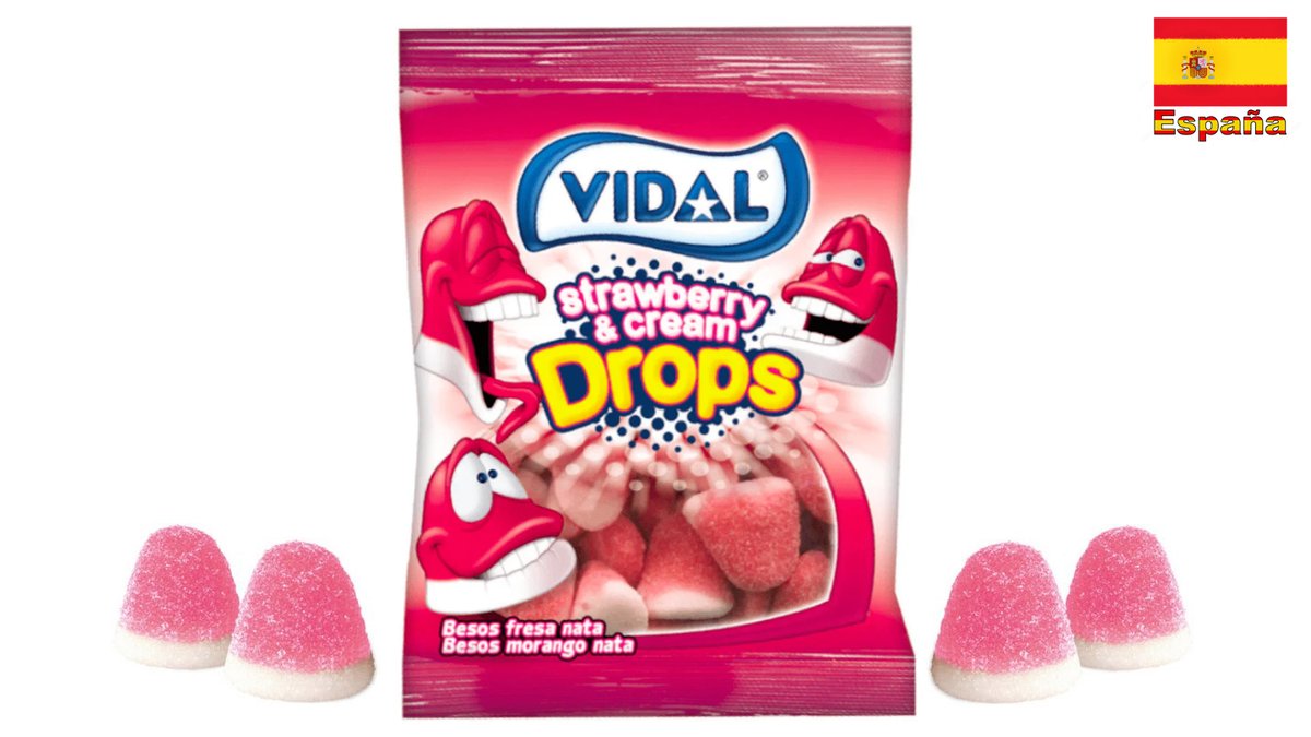 שקית חצי ק"ג- גומי בבטעם תות שדה ושמנת - VIDAL