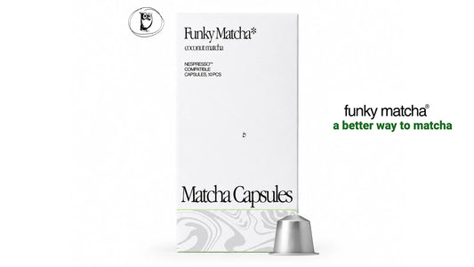 קפסולות מאצ'ה בטעם קוקוס - Funky Matcha Coconut