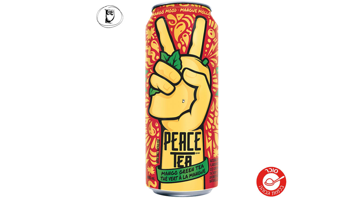 תה קר בטעם מנגו - Peace Tea Mango Green Tea -Mango Mood