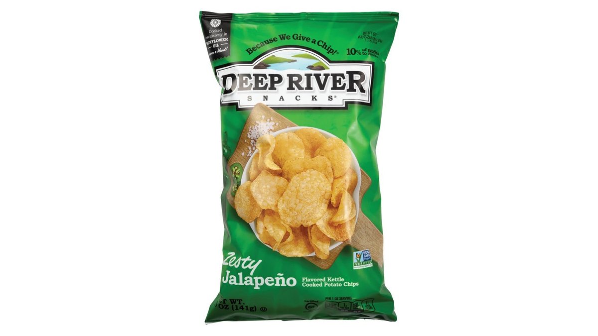 דיפ ריבר חטיף צ'יפס בטעם חלפיניו - DEEP RIVER