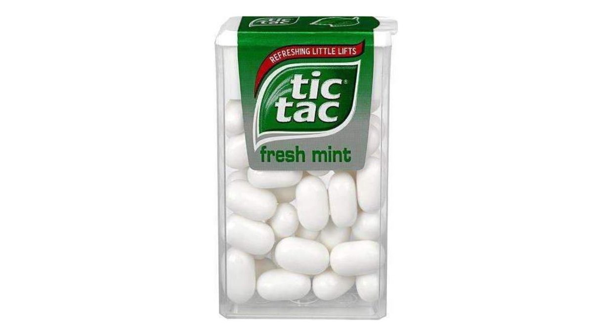 Tic Tac Mint Flavored Compressed Candies - TICTAC FRESH MINT