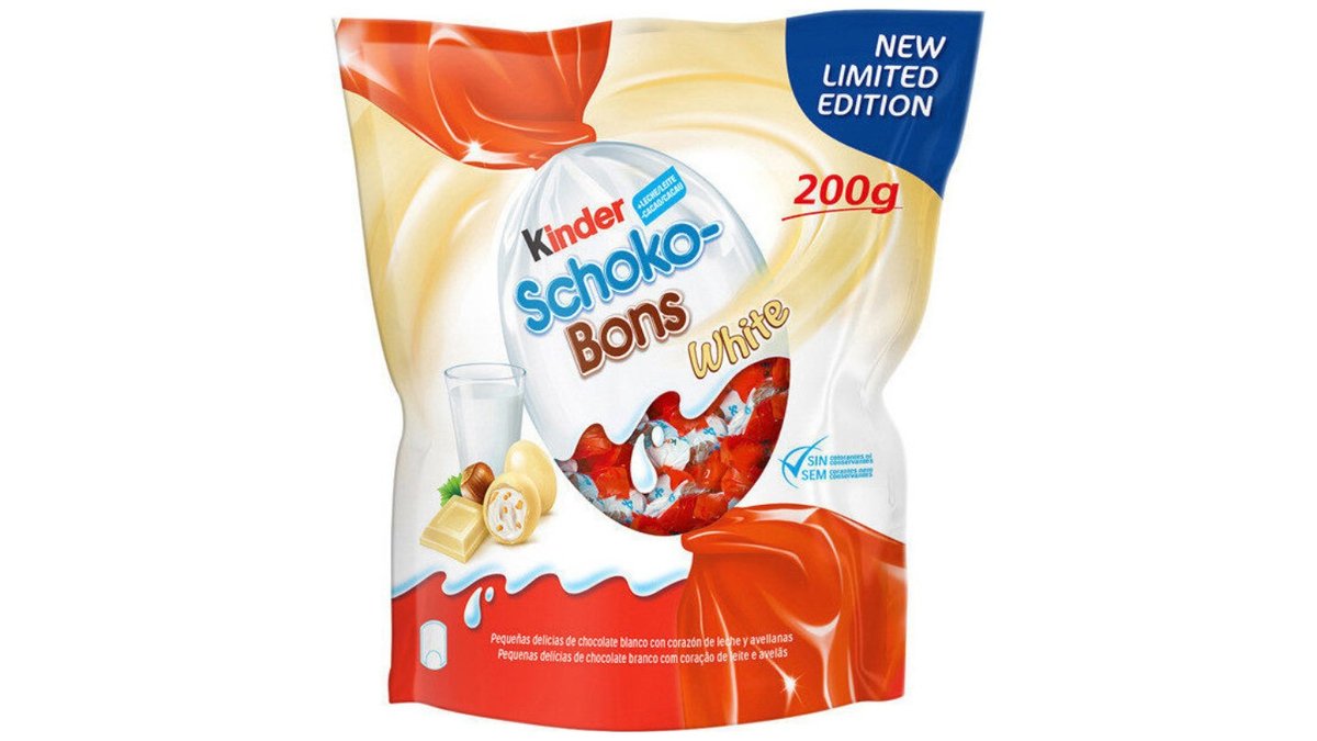 Kinder Choco Bons White in a bag KINDER SCHOKO BONS WHITE
