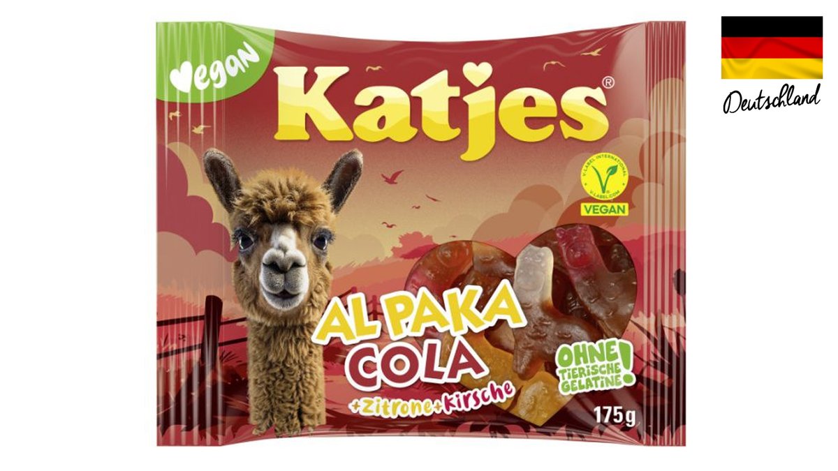 קטיאס גומי בצורת אלפקה - Katjes Alpaka Cola