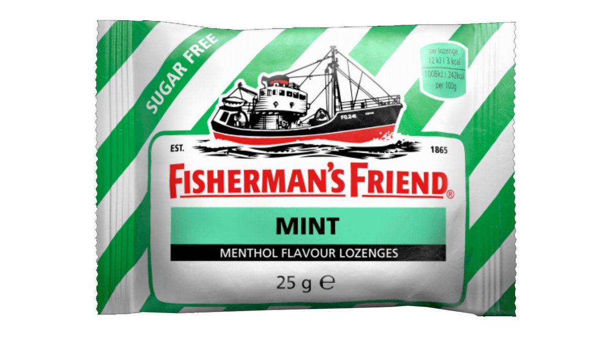 Strong mints without sugar - green FISHERMAN'S FRIEND