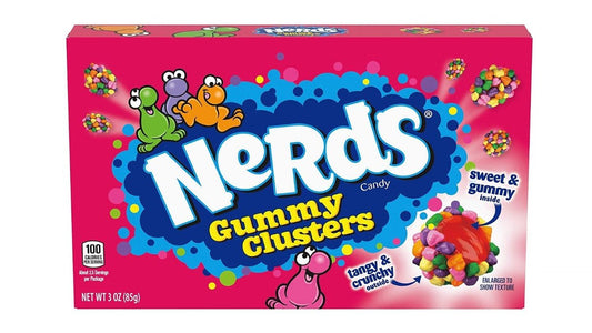 נרדס סוכריות גומי מצופות בסוכריות קטנטנות  -NERDS GUMMY CLUSTERS