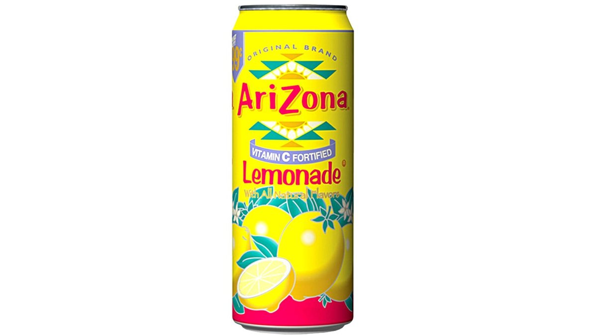 אריזונה תה קר בטעם לימונדה בפחית ענק - ARIZONA LEMONADE