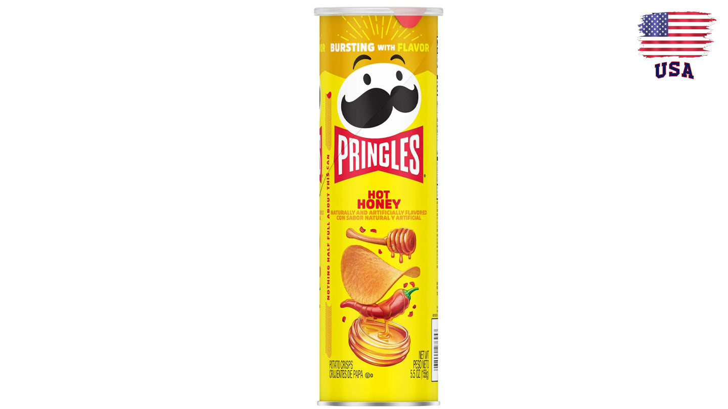 פרינגלס צ'יפס בטעם דבש חריף - PRINGLES HOT HONEY