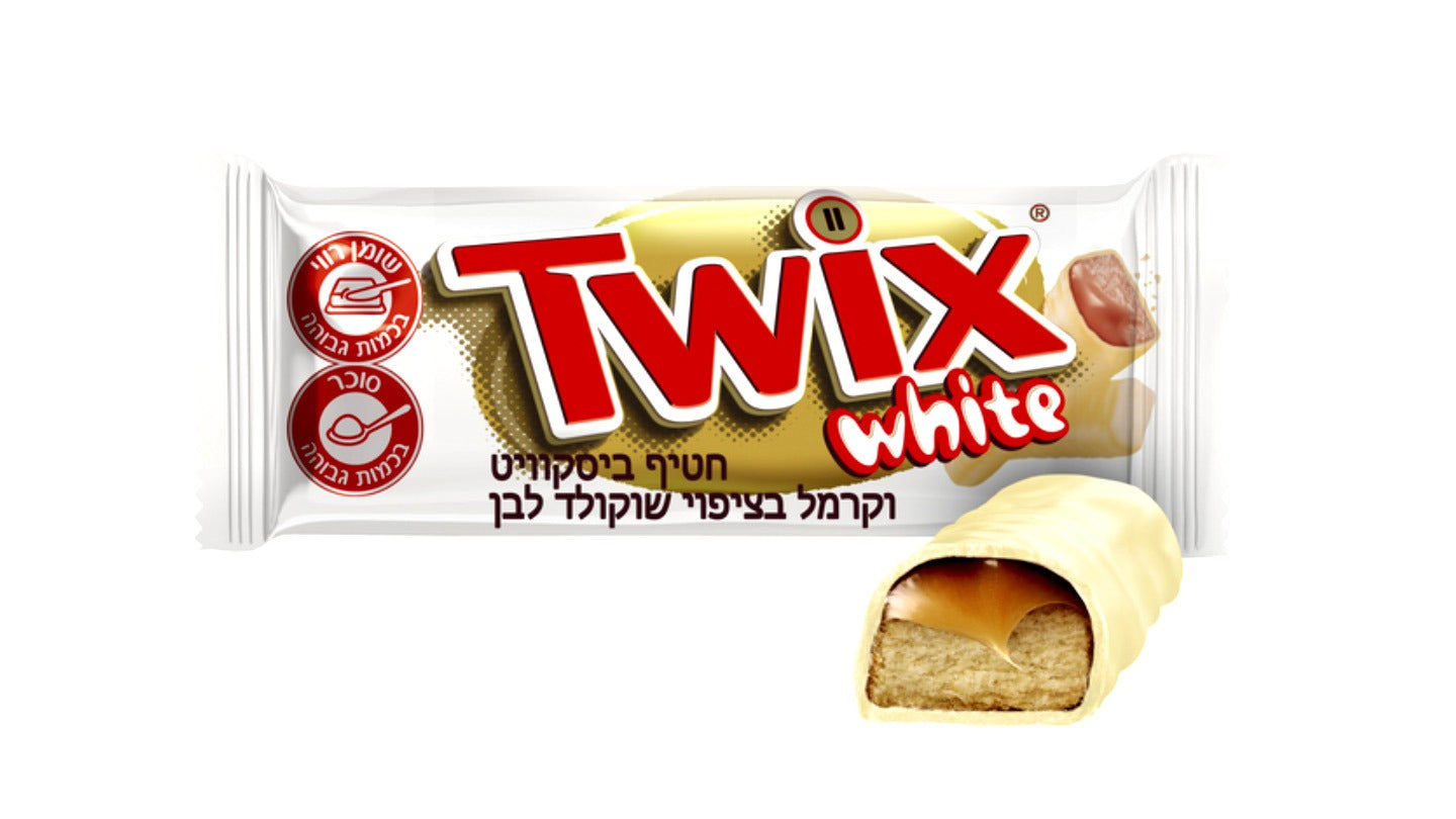 טוויקס חטיף מצופה שוקולד לבן  TWIX