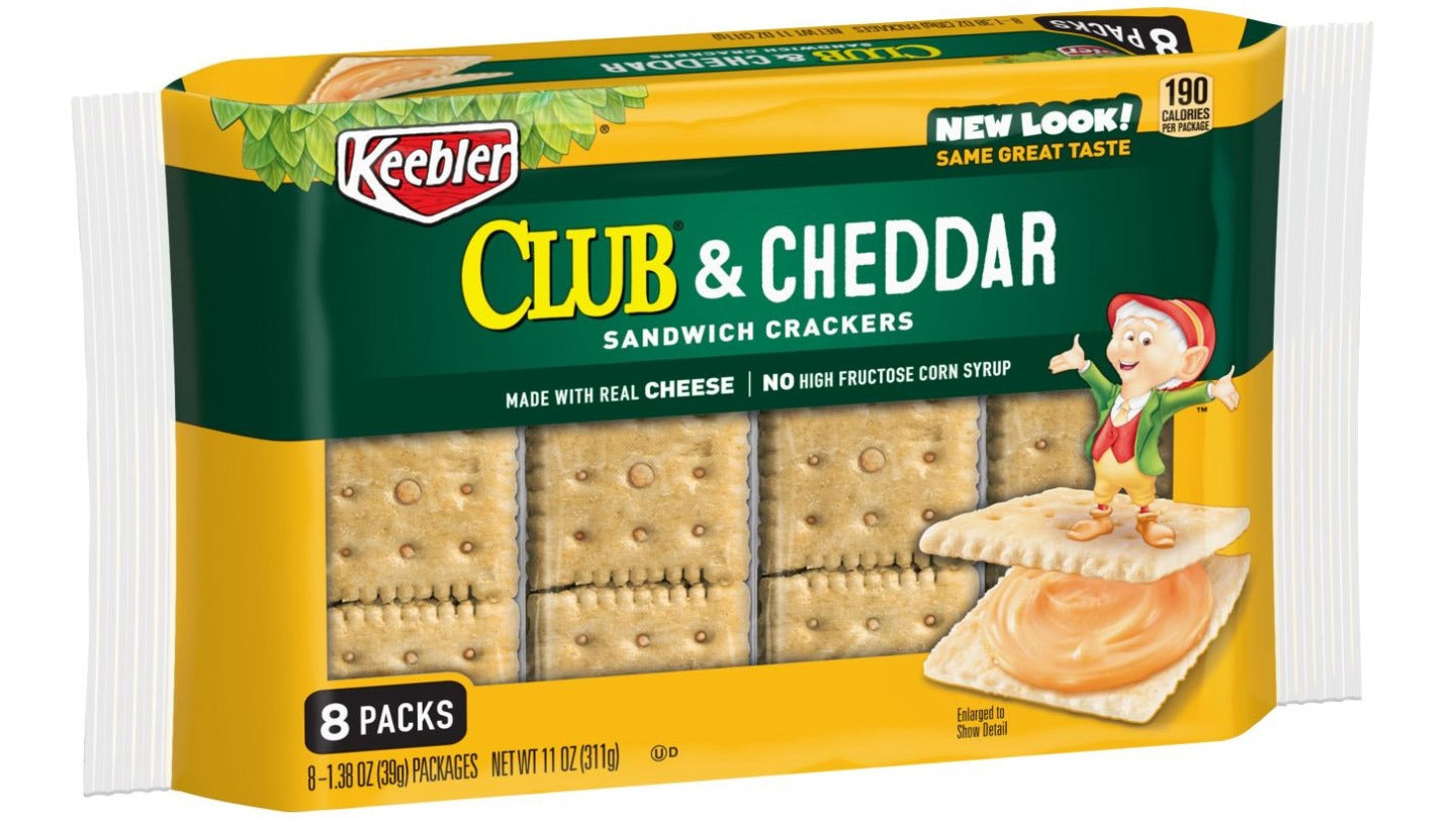 מארז קרקר סנדוויץ' במילוי גבינת צ'דר - KEEBLER
