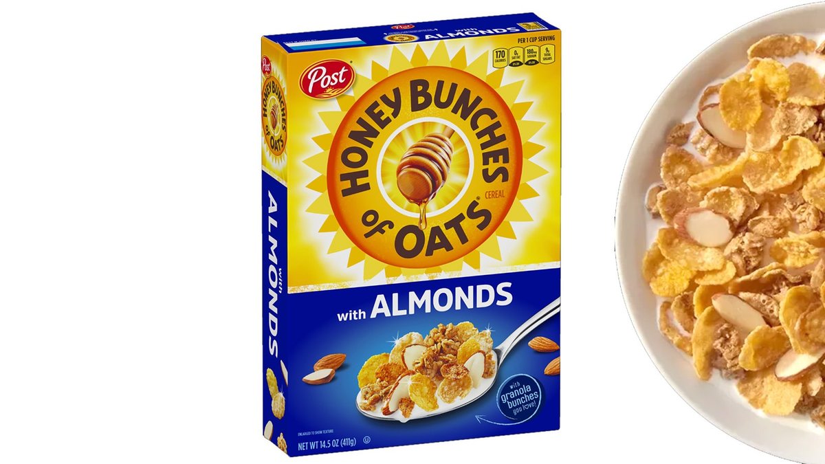 האני באנץ' דגני בוקר גרנולה ושקדים - POST HONEY BUNCHES OF OAT ALMOND