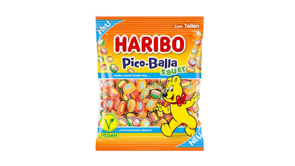 גומי הריבו עיגולים חמוצים   -   HARIBO Pico-Balla sour
