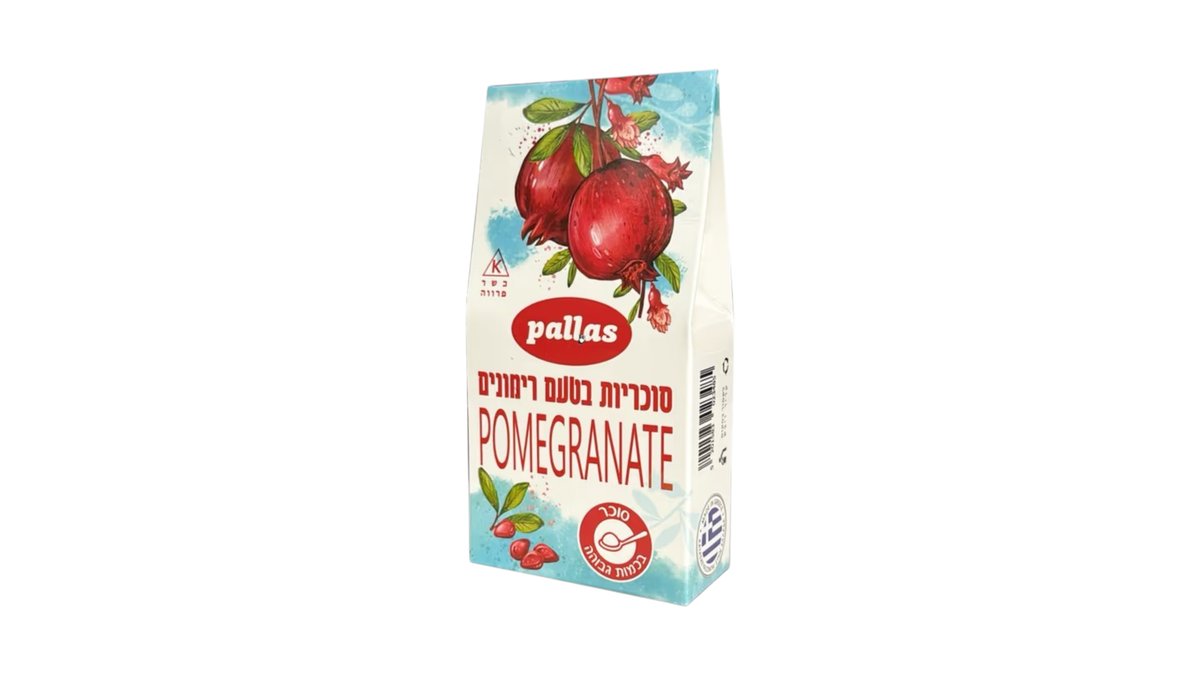 סוכריות קשות בטעם רימון - Pallas Pomegranate Candy