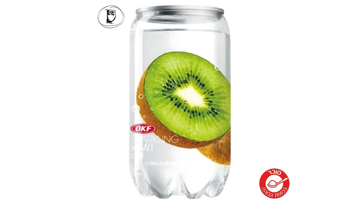 מים מוגזים בטעם קיווי - OKF SPARKLING KIWI