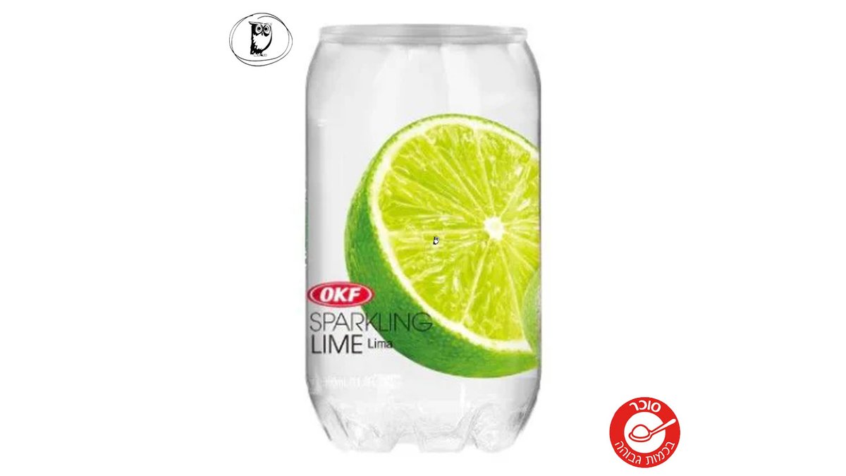 מים מוגזים בטעם ליים - OKF SPARKLING LIME