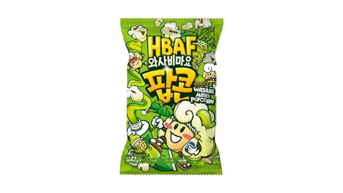 HBAF פופקורן וואסאבי מיונז – HBAF Wasabi Mayo Popcorn