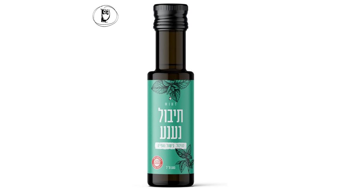 רוטב תיבול שמן עם עלי נענע