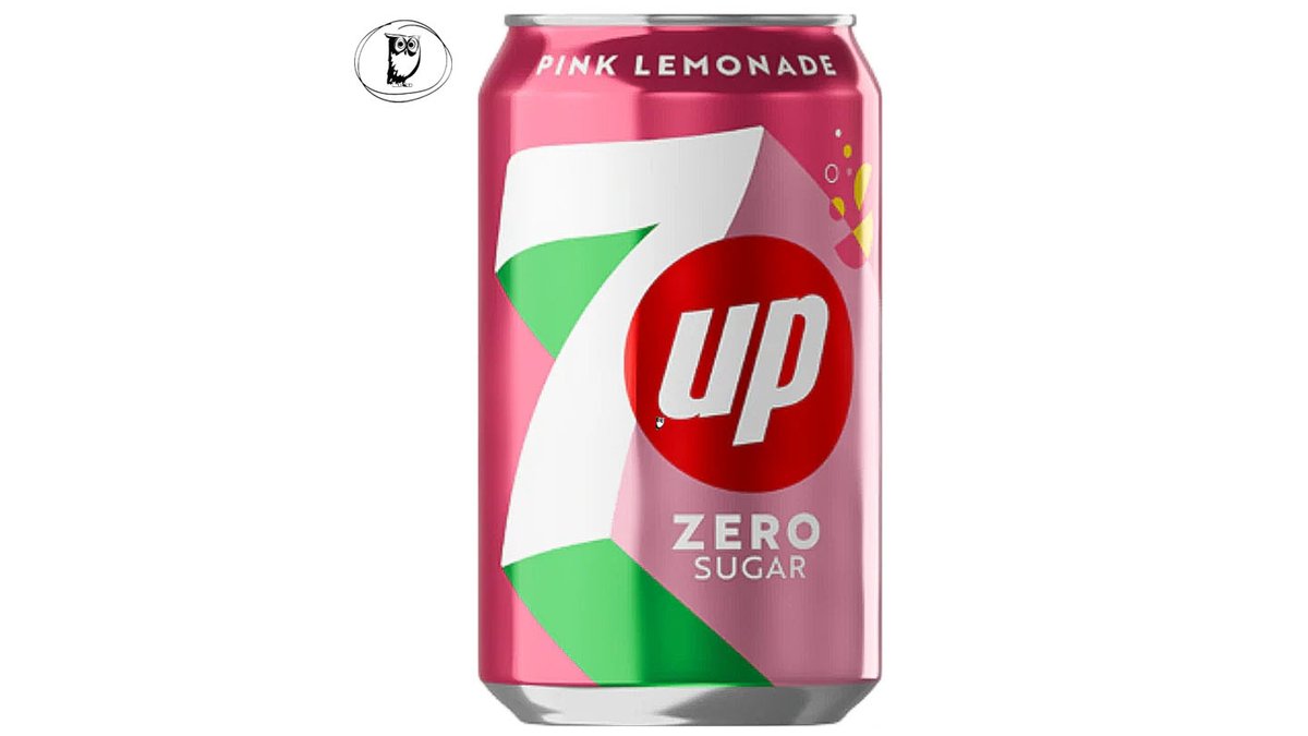 משקה לימונדה ורודה זירו - 7up zero pink lemonade
