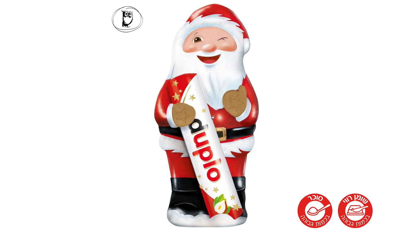 דופלו דמות סנטה משוקולד חלב  - DUPLO