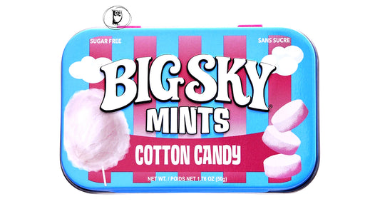 Big Sky Mints Cotton Candy - סוכריות רענון בטעם שערות סבתא