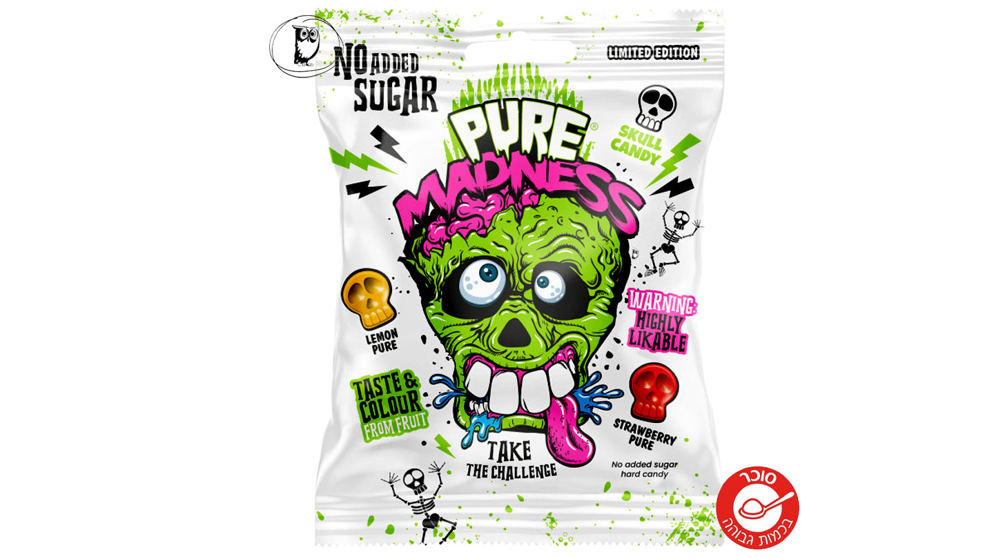 Extreme Sour Skulls SOUR MADNESS