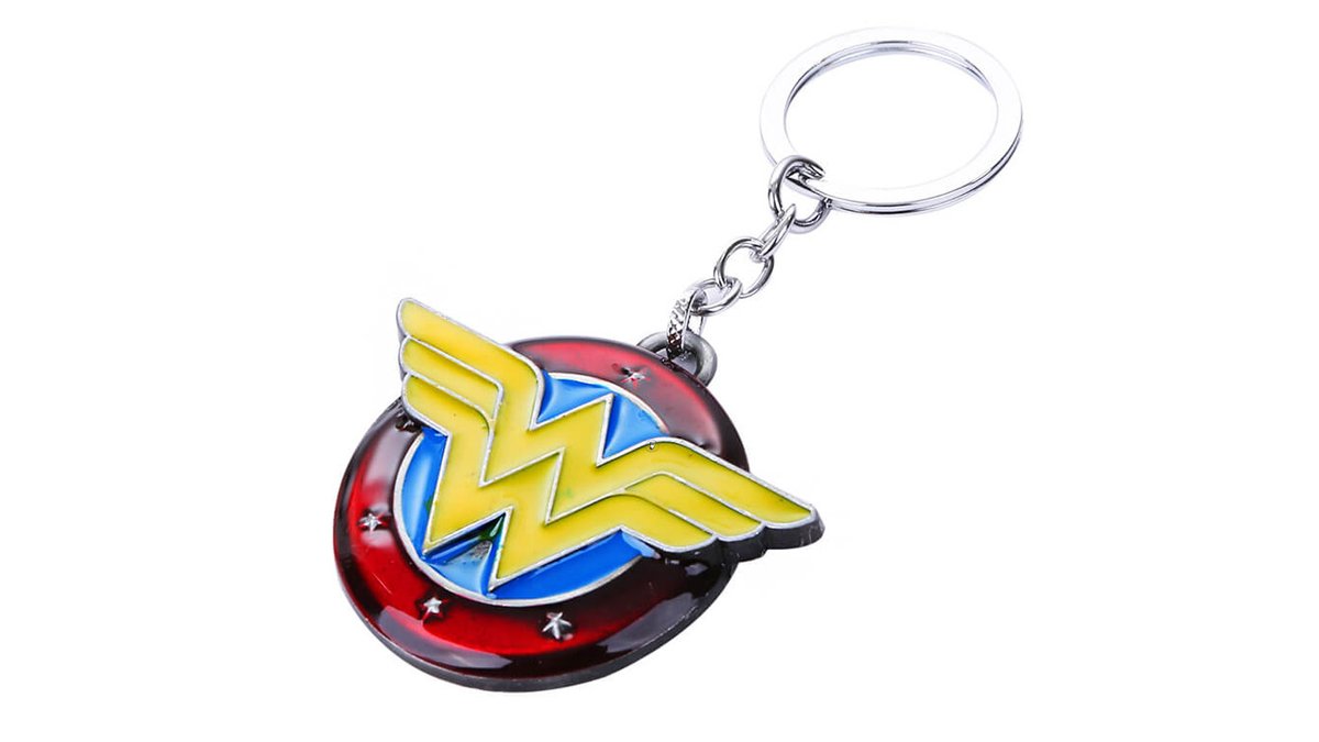 מחזיק מפתחות מתכת לוגו וונדר וומן