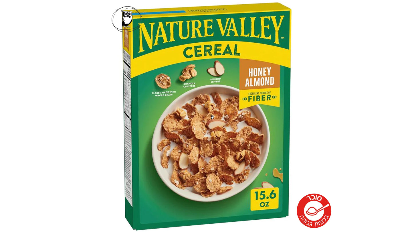 נייצ'ר ואלי דגני בוקר בטעם דבש ושקדים - NATURE VALLEY