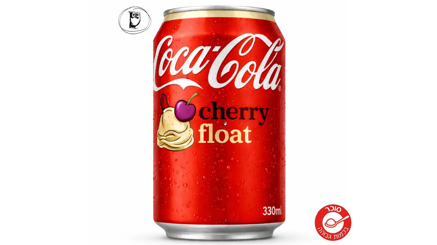 קוקה קולה דובדבן פלוט - COCA-COLA CHERRY FLOAT