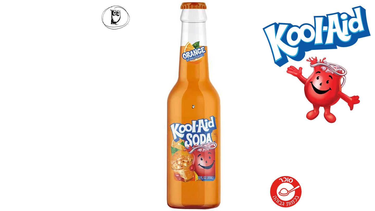 קול אייד משקה מוגז בטעם תפוז - KOOL-AID
