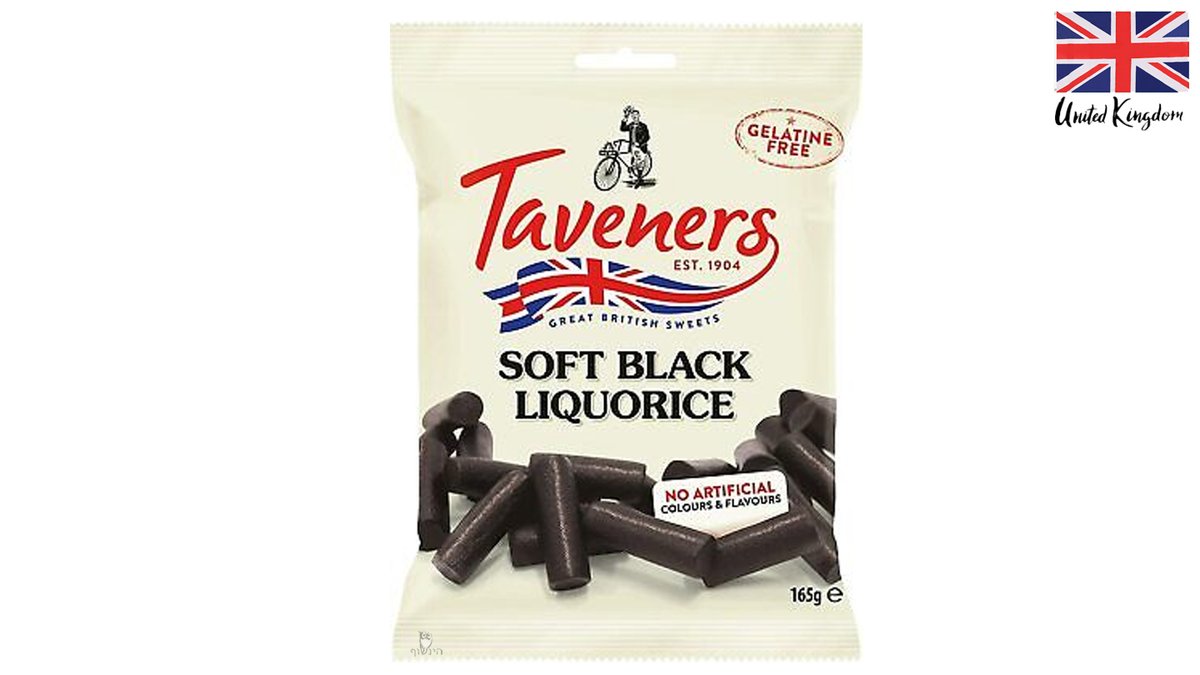 ליקריץ רך- TAVENERS SOFT BLACK LIQUORICE