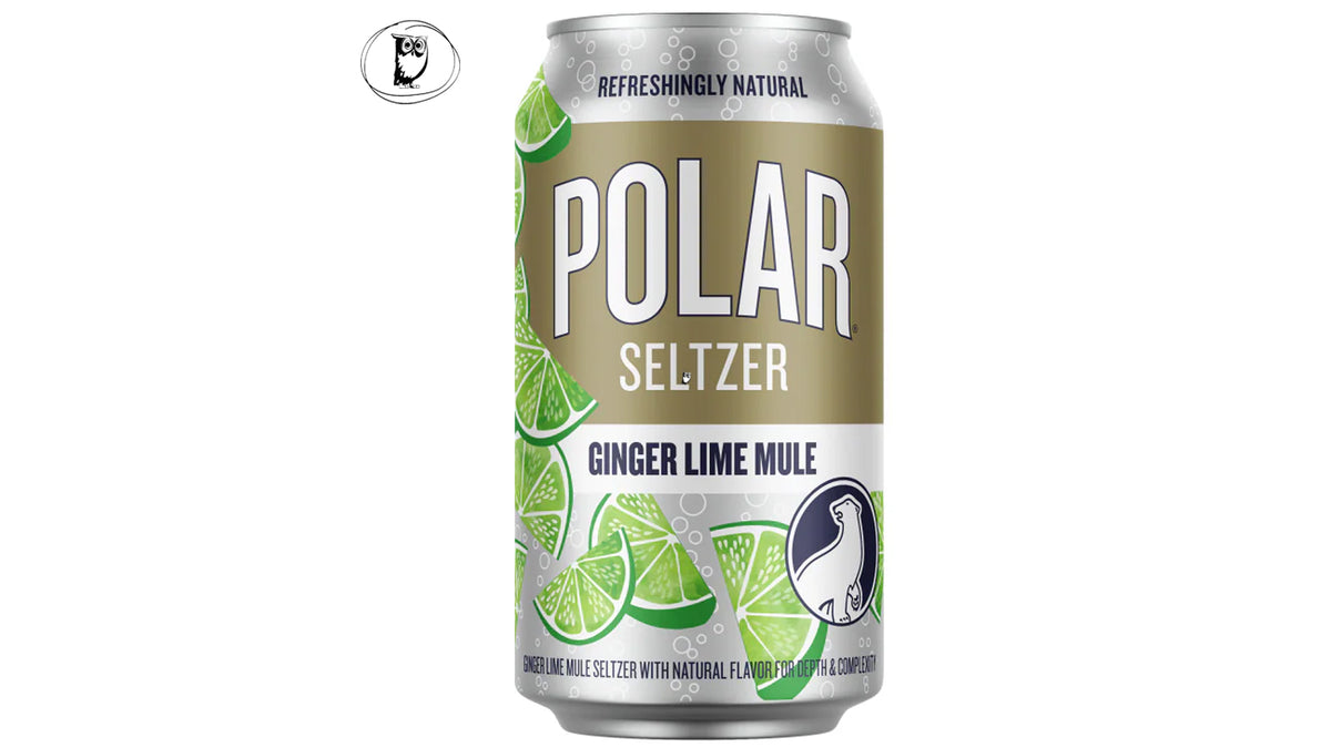 משקה תוסס בטעמי ג'ינג'ר ליים - Polar Seltzer Ginger Lime Mule
