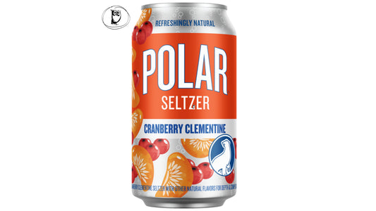 משקה תוסס בטעם חמוציות וקלמנטינה - Polar Seltzer Cranberry Clementine