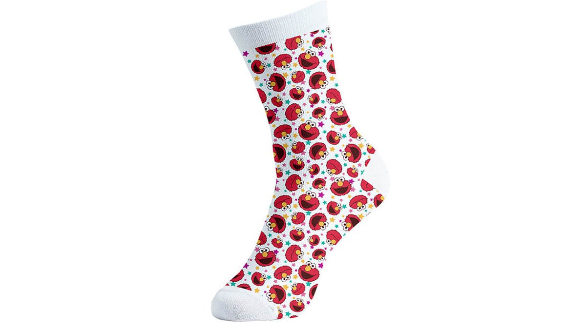 גרביים מעוצבים אלמו לבן