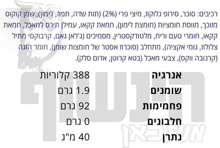 Uploaded ingredient image for מנטוס גליל סוכריות לעיסה בטעמי פירות קלאסי - MENTOS FRUIT FRUIT