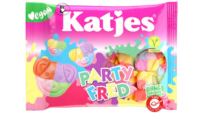 إصدار الحفلات الملونة من Katjes Gummy Piglet - KATJES FRED PARTY MIX