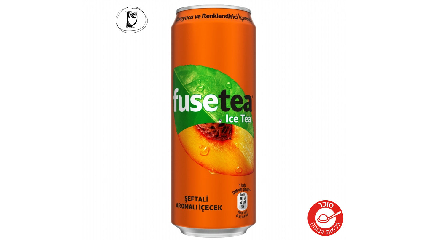 פיוז טי אפרסק  בפחית -  Fuze Tea