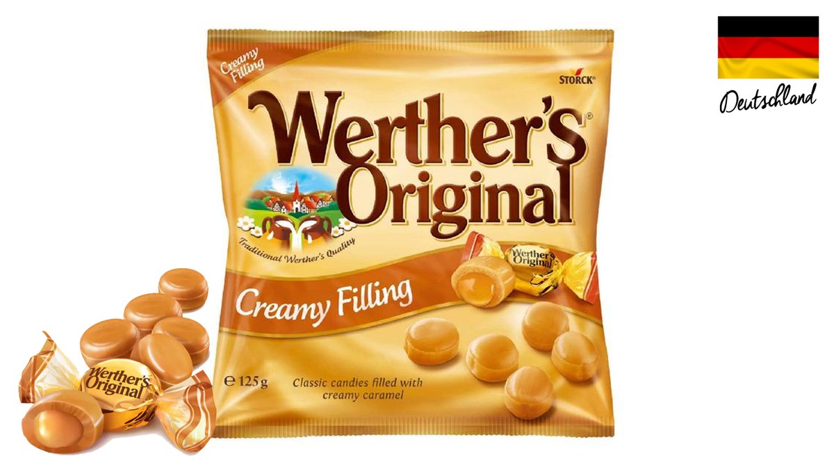 Werther's Original Creamy Filling Caramel Flavored Butter Candies