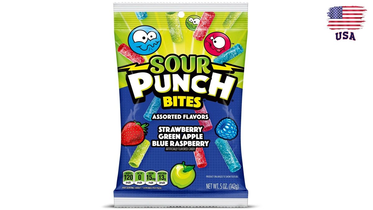Sour Punch Bites Assorted Flavors