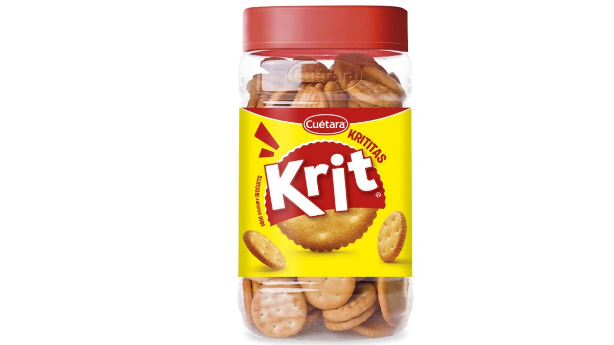 קרקרים עגולים מלוחים בקופסת ענק - KRIT