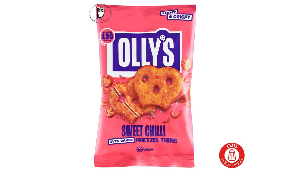 אולי'ס בייגלה שטוח בטעם צ'ילי מתוק OLLY'S Sweet Chilli