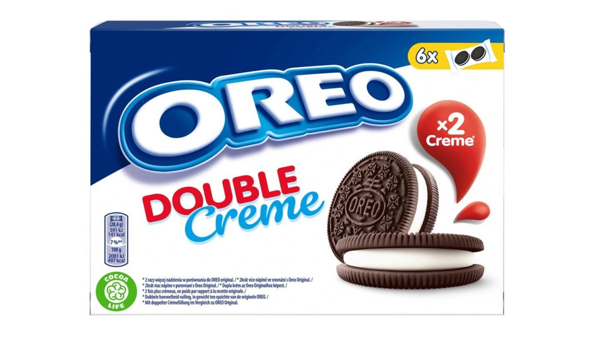 עוגיות אוראו במילוי כפול של קרם OREO DOUBLE CREAM