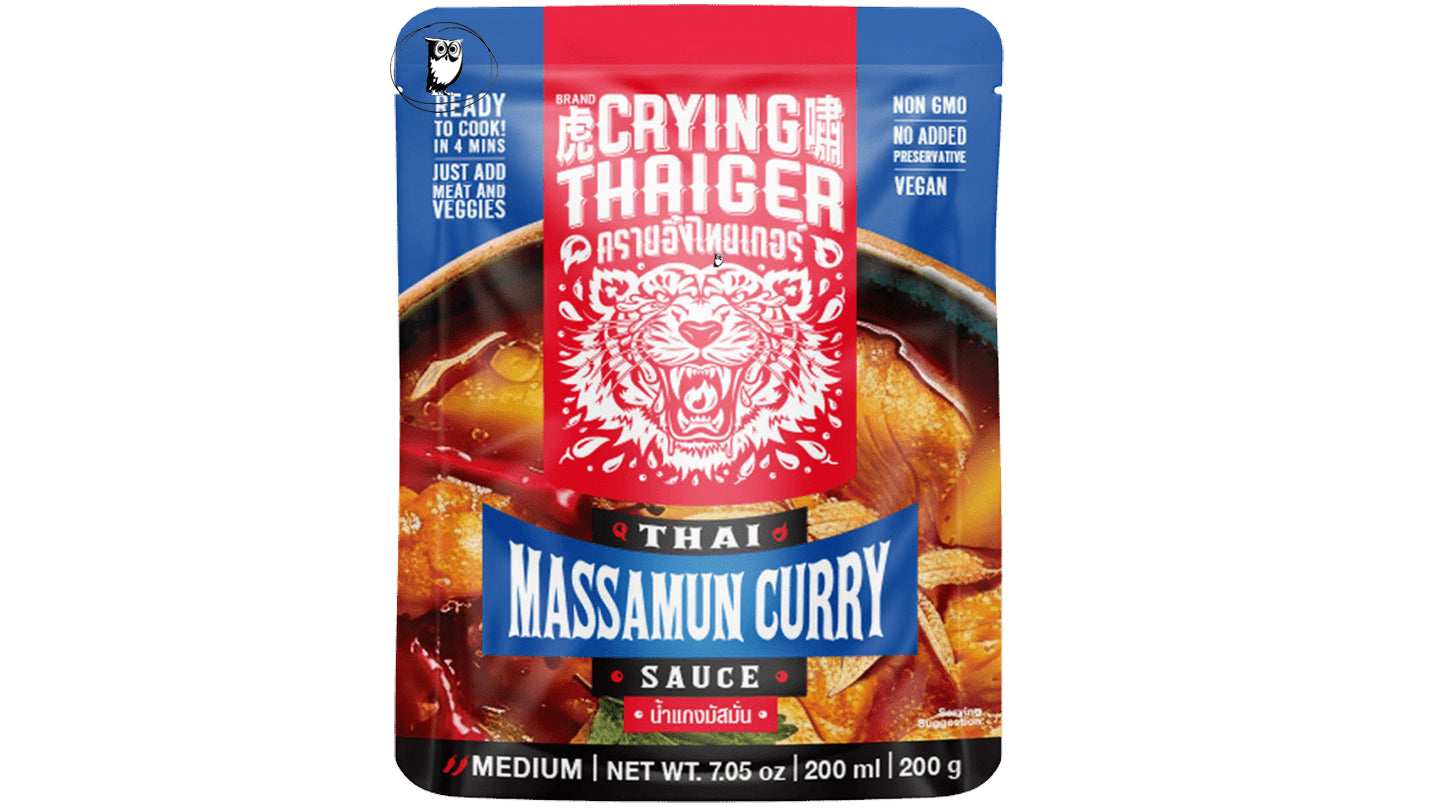 רוטב להכנת תבשיל קארי מסאמן - Crying Thaiger Thai Massamun Curry Sauce