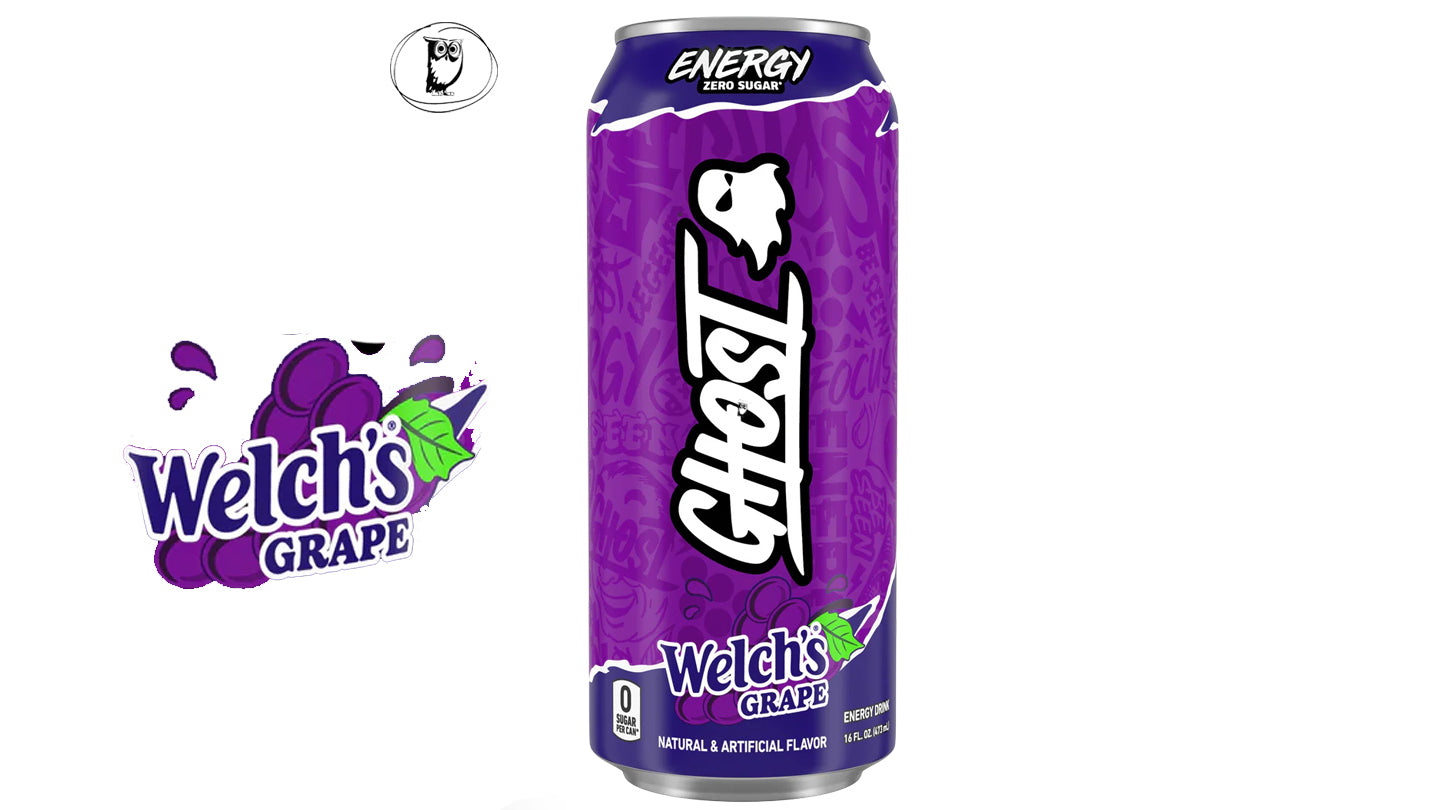 Uploaded ingredient image for Ghost Welch's Grape - משקה אנרגיה ללא סוכר בטעם ענבים