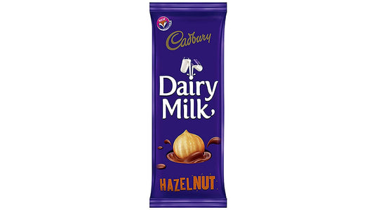 קדבורי טבלת שוקולד חלב עם אגוזי לוז קצוצים - CADBURY HAZELNUT