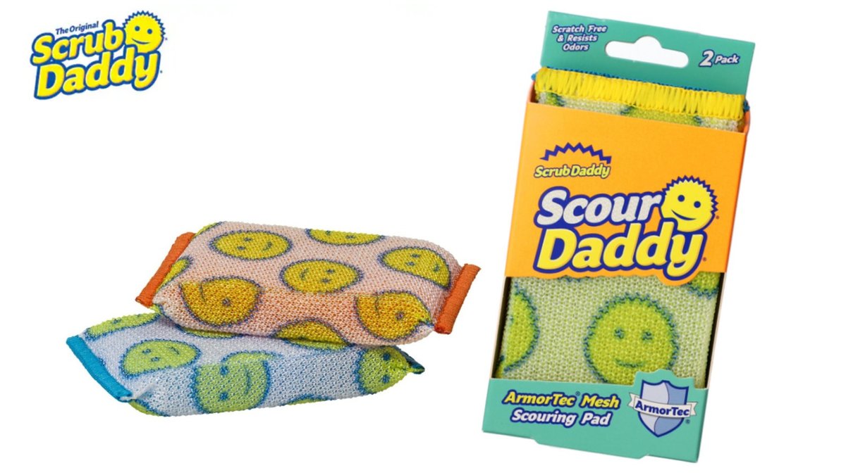 סקראב דדי מארז זוג כריות ניקוי - Scour Daddy