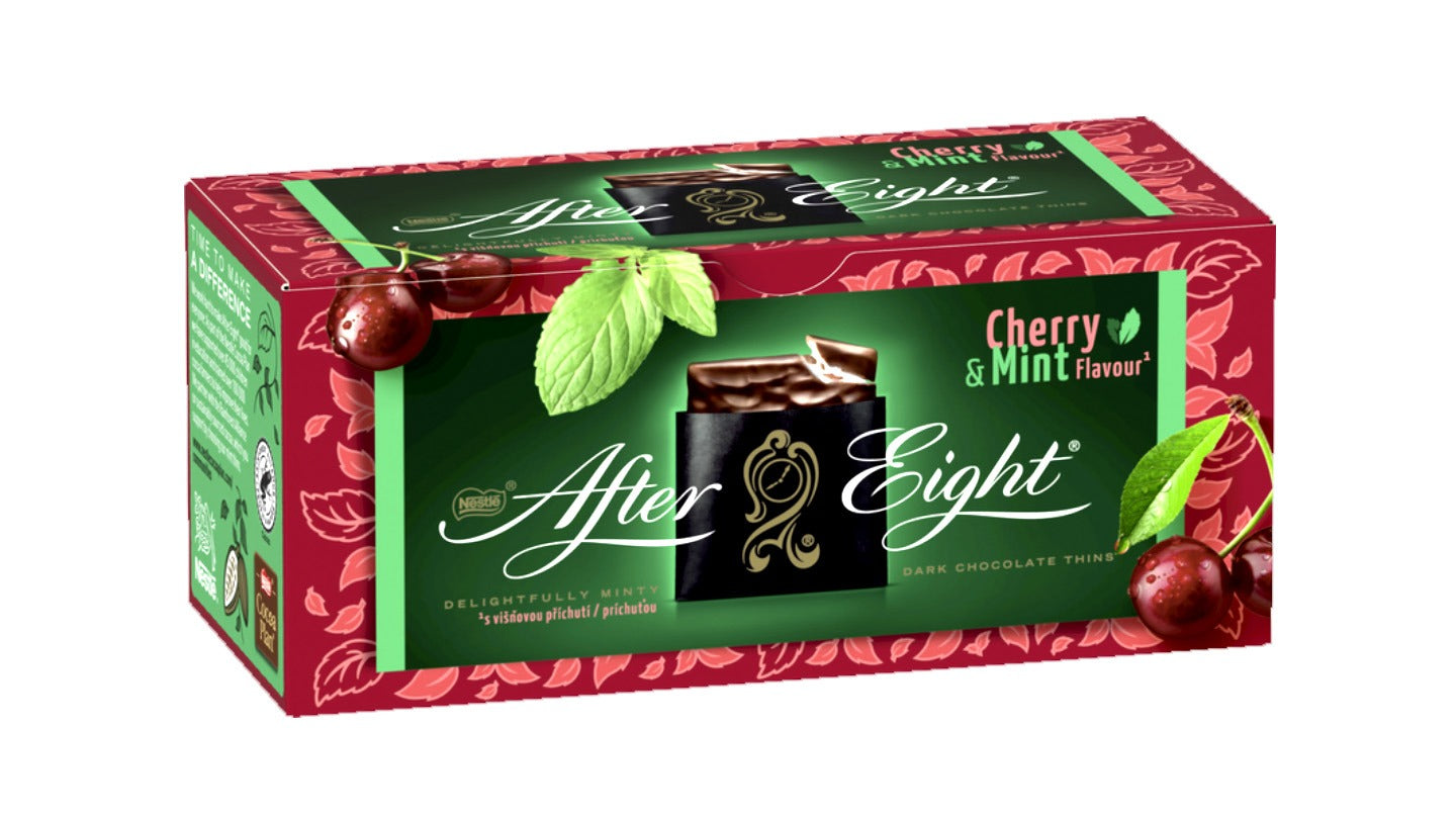 דפי שוקולד מנטה דובדבן - AFTER EIGHT CHERRY