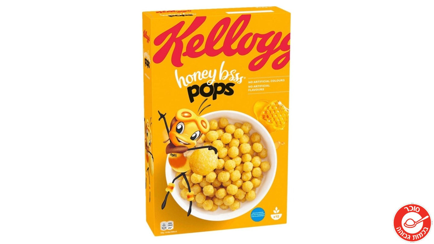 קלוגס דגני בוקר בטעם דבש - KELLOGG'S HONEY BSSS POPS
